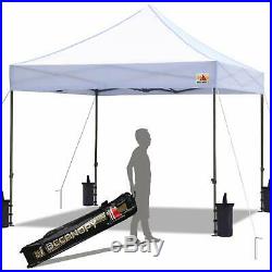CANOPY TENT Pop up Tent Commercial Instant Shelter Wheeled Carry Bag 10x10