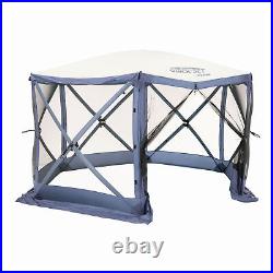 CLAM Quick-Set 11.5x11.5ft Portable Outdoor Canopy Shelter, Blue (Open Box)
