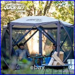 CLAM Quick-Set 9 x 9 Ft Portable Outdoor Camping Canopy Shelter, Blue (Used)