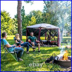 CLAM Quick-Set Escape 11.5x11.5 Foot Portable Outdoor Canopy Shelter, Plum(Used)