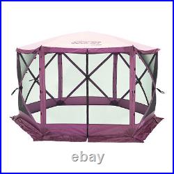 CLAM Quick-Set Escape 11.5x11.5 Foot Portable Outdoor Canopy Shelter, Plum(Used)