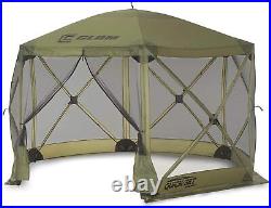 CLAM Quick-Set Escape Portable Outdoor Gazebo Canopy Shelter & 6 Wind Panels