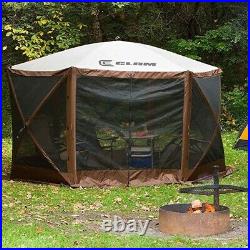 CLAM Quick-Set Escape Portable Outdoor Gazebo Canopy Shelter Used