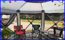 CLAM Quick-Set Escape Portable Outdoor Gazebo Canopy Shelter Used
