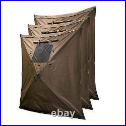 CLAM Quick-Set Escape Sky Screen Canopy Shelter + 6 Pack of Wind and Sun Panels