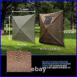 CLAM Quick Set Traveler Outdoor, Gray + CLAM Quick Set Screen, Gray (1 pack)