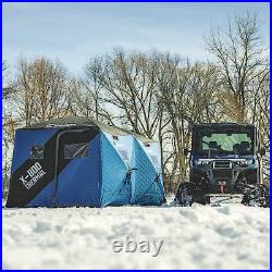 CLAM X-800 Portable 15'x8' 7 Person Pop Up Ice Fishing Thermal Shelter (Used)