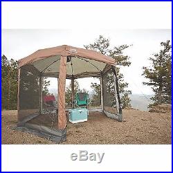 COLEMAN CANOPY TENT 12 x 10 with SCREEN Camping Festivals Vendors 90 Sq. Ft. Shade