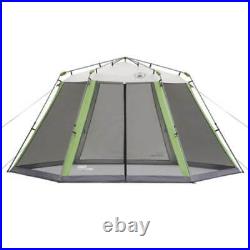 COLEMAN Camping Instant Screened Canopy Tent Shelter with Carry Bag 15' x 13