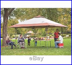 COLEMAN Camping Tailgating Backyard BBQ Eaved Instant Canopy Shelter 13' x 13