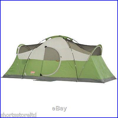 COLEMAN MONTANA 8 PERSON MAN MODIFIED DOME CABIN TENT FAMILY SCOUTING CAMPING