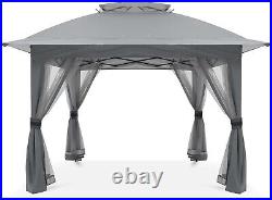 COOSHADE 13x13Ft Easy Pop Up Canopy Tent Instant Folding Shelter with Mosquito N