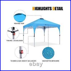 COOSHADE Pop Up Canopy Tent, Easy Setup Instant Sun Protection Beach Shelter, P