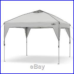 CORE 10' x 10' Instant Shelter Pop-Up Canopy Tent with Wheeled Carry Bag, Gray=