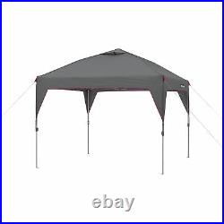 CORE Instant Canopy 10 x 10 Foot Outdoor Pop Up Shade Canopy Shelter Tent, Gray