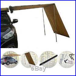 Camping Roof Rack Awning Tent Canophy Beach Outdoor Sun Shelter For RV Van SUV