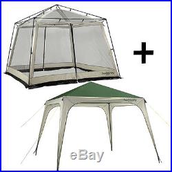 Camping Screen House Tent Room Shelter Canopy Large Green 12 X 12 Outdoor combo