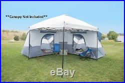 Camping Tent L-Shaped ConnecTent 8 Person Accessory for Straight-Leg Canopy New