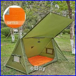 Camping Tent Ultralight Shelter Bushcrafters Survivalists Hunting Hiking Taffeta