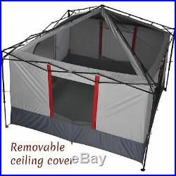 Camping tent 6 Person 10 x 10 ft with windows, light, quick set up OZARK TRAIL