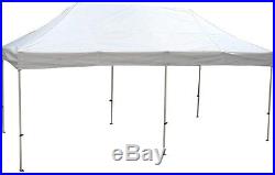 Canopy 10x20 Heavy Duty Outdoor White Polyester Water Resistant Collapsible