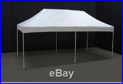Canopy 10x20 Heavy Duty Outdoor White Polyester Water Resistant Collapsible