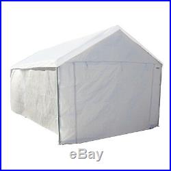 Canopy Garage 10x20 Side Wall Straight Leg Kit Car Shelter Portable Carport Tent