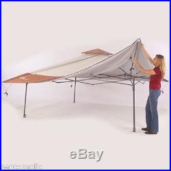Canopy Instant Shelter Tent Pop Up Shade Sun 13 X 13 Coleman RV Backyard BBQ