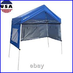 Canopy Patented Multi Purpose Removable Privacy Walls Height Adjustments Blue
