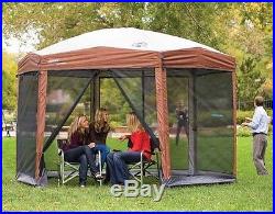 Canopy Screen Hexagon Screened Shelter Tent Shade Canopy Instant Campsite Camp