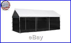 Canopy Screen House Kit Fit 10X20 Picnic Events Outdoor Garage Domain Carports