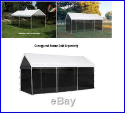 Canopy Screen House Kit Fit 10X20 Picnic Events Outdoor Garage Domain Carports