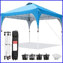 Canopy Tent Anti-UV Instant Shelter Easy Set-up & Wheel Carrying Bag 10ft x 10ft