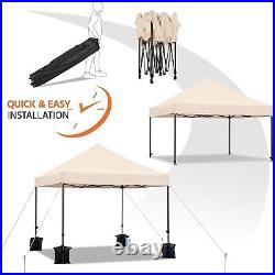 Canopy Tent Commercial Instant Heavy Duty Canopy 500D Waterproof Adjustab