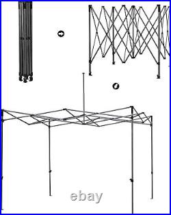 Canopy Tent Commercial Instant Heavy Duty Canopy 500D Waterproof Adjustab