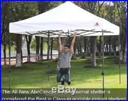 Canopy Tent Commercial Instant Shelter with Wheeled Carry Bag