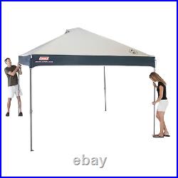 Canopy Tent Straight Leg Instant 10 x 10 Outdoor Market Picnic Tan Black New