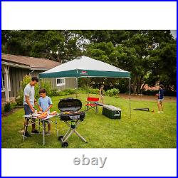 Canopy Tent Straight Leg Instant 10 x 10 Outdoor Market Picnic Tan Black New