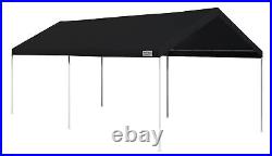 Caravan Canopy 10 x 20 Ft Straight Leg Instant Canopy Tent Set Black (For Parts)