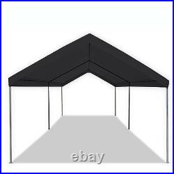 Caravan Canopy 10 x 20 Ft Straight Leg Instant Canopy Tent Set Black (For Parts)