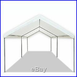 Caravan Canopy Domain 10 x 20 Foot Straight Leg Instant Canopy Tent Set, White