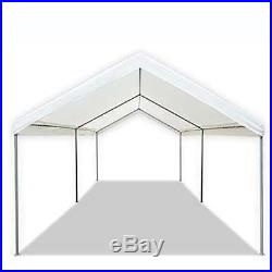 Caravan Canopy Domain 10 x 20 Foot Straight Leg Instant Tent Set, White (Used)