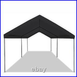 Caravan Canopy Domain 10 x 20 Ft Straight Leg Instant Carport Top & Sidewall Set