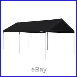 Caravan Canopy Domain 10x20' Straight Leg Instant Canopy Tent, Black (Open Box)