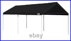 Caravan Canopy Domain 10x20 Straight Leg Instant Canopy Tent Set, Black (Used)