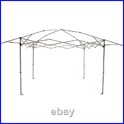 Caravan Canopy Haven 12.7x12.7 Ft Instant Shade Canopy Gazebo Beige/Brown (Used)