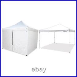 Caravan Canopy Pro 2 12 x 12 Foot Straight Leg Instant Canopy & Sidewalls, White