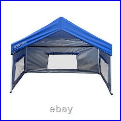 Caravan Canopy Skybox 3.2' x 6.5' Instant Steel Sport Shelter, Blue (Open Box)