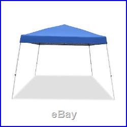 Caravan Canopy V Series 2 12' x 12' Entry Level Angled Leg Instant Canopy, Blue