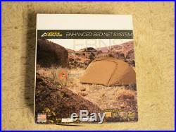 Catoma Military Camping Shelter Tent EBNS w Pole Stakes Rainfly Coyote Brown